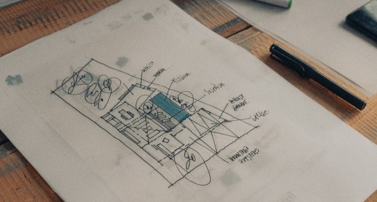 dibujo plano casa